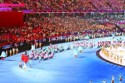 杭州亚残运会开幕式璀璨绽放 听障儿童合唱引共