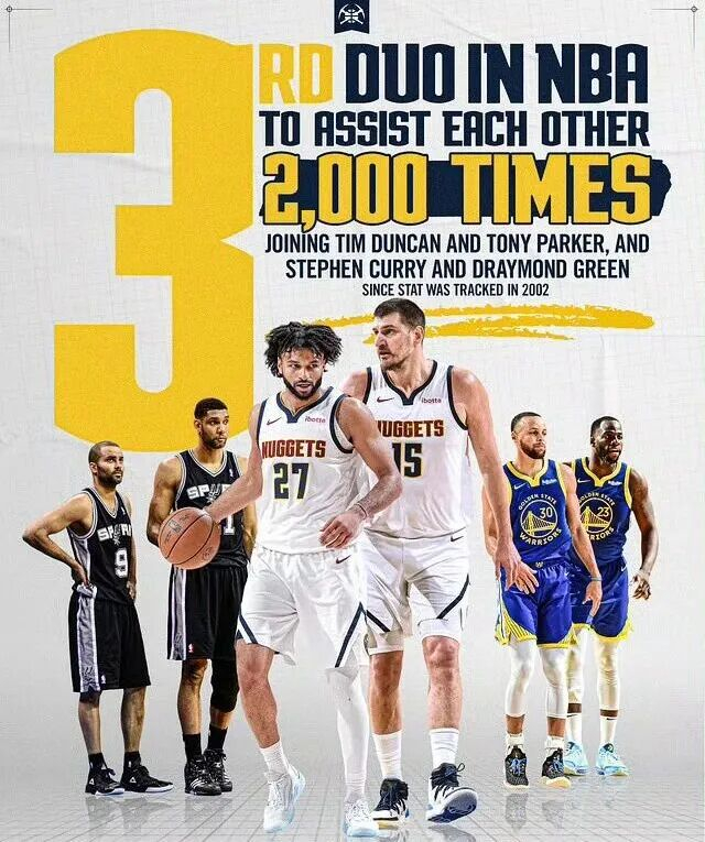 爵士放水掘金逆转，约基奇穆雷创历史首对双星